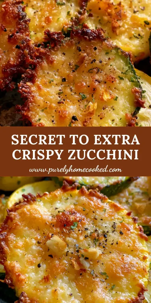 Oven Roasted Zucchini and Squash with Crispy Parmesan Crust 4 A top-down view of Oven Roasted Zucchini and Squash on a dark slate pan, showing bubbly golden parmesan crusts and charred edges.